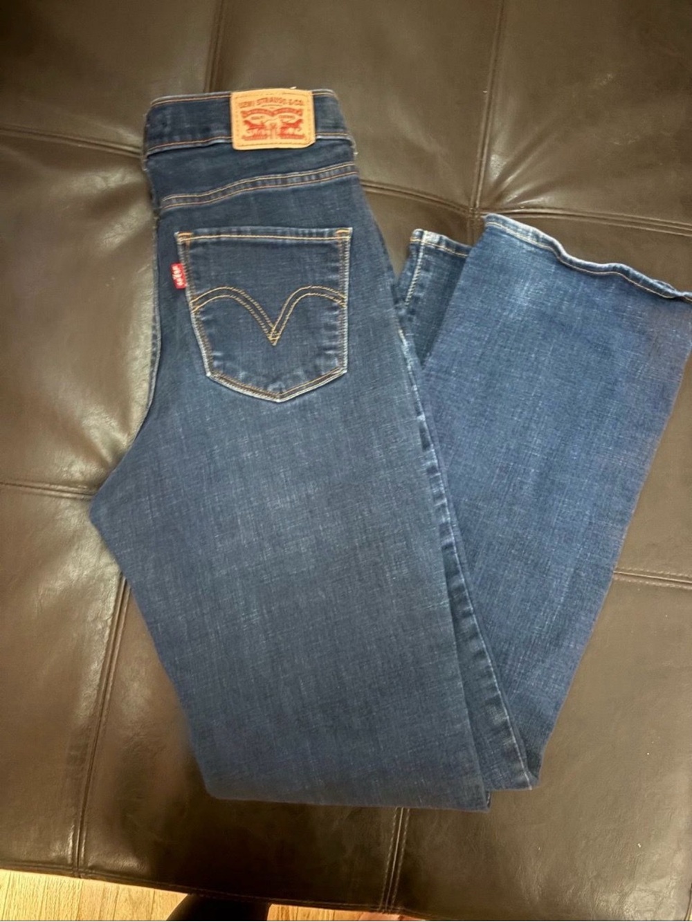 Levi's Women's Indigo Straight Leg Jeans